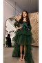 Girl's Green Evening Dress - 4