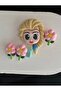 Set of 2 Colorful Girl Figures Children's Side Buckle