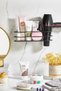 Bathroom Accessories Bathroom Organizer Adhesive Hair Dryer Blow Dryer Organizer Shelf Black - 2