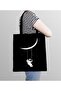 Astronaut Swinging Cloth Bag on the Moon - 6