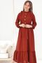 Young Girl Aerobin Linen Fabric Full Length Hijab Dress Gilet - 2