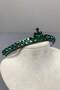 Green Thin Ilayda Model Henna and Bridal Crown – Crown, Crystal Stone, Stylish Model, Bridal Crown – Crown – Crown - 5