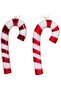 New Year Pine Cane Decoration Ornament 14 Cm 4 Pieces