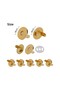 20 Set Magnetic Bag Snaps on Knitted Bag GOLD Color - 18 mm diameter - 6