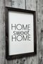 Inspirational Quotes" Black Wooden Framed Painting - 21X30 cm - 2