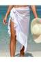 Ruffled tulle pareo skirt - 4