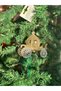 Imported christmas glitter collectible big sindrella princess horse car pine tree decoration ornament gold - 4