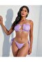 Lilac Jewelled Bikini Set