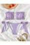Lilac Jewelled Bikini Set - 3