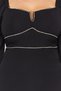 Black Stone Embellished Long Sleeve Slit Woven Evening Dress/Graduation/Engagement/Night Dress Tbbaw24Ad00001 - 3