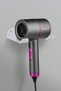 Metal White Blow Dryer Hanger, Hair Dryer Holder - 2