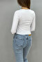 Women's U Neck Long Sleeve BODY Lycra Cotton - 5