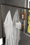 Hangable Luxury Bathroom Shelf with Hook Shampoo Rack Stainless Shower Cabin Shelf Hanging Without Punching Shower Shelf - 4