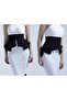 Olala satin corset belt black - 3