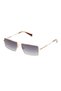 HM 1630 C2 Rectangular Rose Gold Unisex Sunglasses