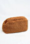 Women's 1st Quality Teddy Plush Clutch Handbag Portfolio - 4
