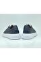 Genuine Leather Navy Blue Sneakers - 4