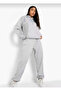 Women's Vertical Printed Sweatshirt Bottom Top Tracksuit Set
