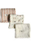 Mix&Match 3 Pack Organic Cotton Muslin Romantic&Copper Stripe&Mini Dot - 3
