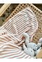 Copper Stripe Organic Cotton Muslin