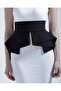 Olala satin corset belt black