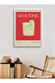 Framed Single Painting Cocktail Series Modern Poster Painting Tk/133 - 2