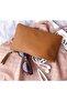 Tan Leather Rectangular Bag