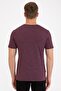 Claret Red Slim Fit V-Neck T-Shirt - 3