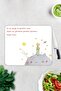 Little Prince Patterned |   Glass Cutting Board - Glass Cutting Board |   29cm X 34cm - 2