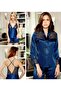 Women's Satin Nightgown Set 481 - 3