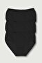 Women's Black 3 Pack Lycra Bato Panties ELF568T0924CCM3.