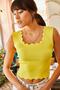 Women's Yellow Collar Detailed Above Waist Knitwear Blouse BLZ-19001450 - 3