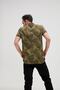 Men's Khaki Polo Neck T-Shirt Raddle Pique Polo - 2