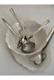 Stainless Steel 4-Piece Serving Tongs Spatula Spoon Ladle Set 18/10 - 5