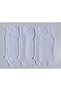 Baby White Jacquard Air Conditioned Strappy Snap Body 3 Piece