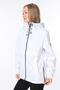 Women's Windbreaker/Raincoat Slit Detailed Seasonal White Sports Jacket