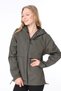 Women's Khaki Slit Detailed Seasonal Khaki Sports Jacket - 2