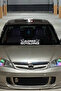 40 Cm White Name Surname Specially Designed Windshield Compatible Foil Cut - 2