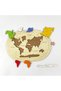 Wooden Colored Continents Bultak - 3