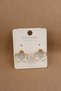 Xuping Earrings - Xuping Stainless Hoop Earrings with Flowered Zircon Stones - New Season - 2