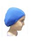 BLUE Lycra Cloth Bonnet High Quality Pool And Sea Swimmer Cap