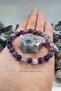 Amethyst Natural Stone Bracelet Aa Quality 8 Mm (With Selesit Stone Gift) ( Life Joy, Positivity)