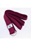 100% Cotton Claret Red Yoga Belt - 3