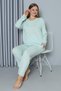 Fashion Line Women's Plus Size Combed Cotton Long Sleeve Pajama Set202212 - 4