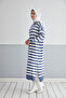 Wonderful Striped Knitwear Hijab Tunik - 8