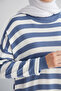 Wonderful Striped Knitwear Hijab Tunik - 5