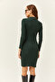 Women's Emerald Green Lycra Camisole Dress ELB-19000751 - 5