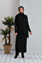 Single Pocket Skirt and Tunic Bottom Top Double Knitwear Set - 4