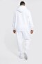 Handwritten Man Printed Unisex Oversize Oversize Hooded Sweatshirt - 3