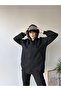 PLUS SIZE WOMEN'S THREE THREAD HOODED LONG TRACKSUIT SET MODERN MOLD - 2